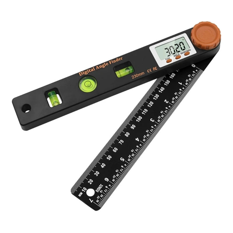 For Crown-Trim Woodworking Digital Display Goniometer Foldable Angle Finder Meter Folding-Metal Stationery Ruler Gauge KXRE
For Crown-Trim Woodworking Digital Display Goniometer Foldable Angle Finder Meter Folding-Metal Stationery Ruler Gauge KXRE