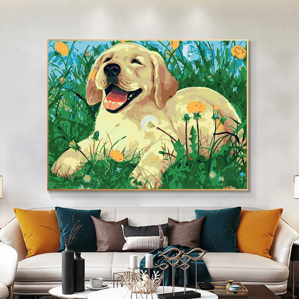 Набор для алмазной вышивки «Собака» 
Набор для алмазной вышивки «Собака»