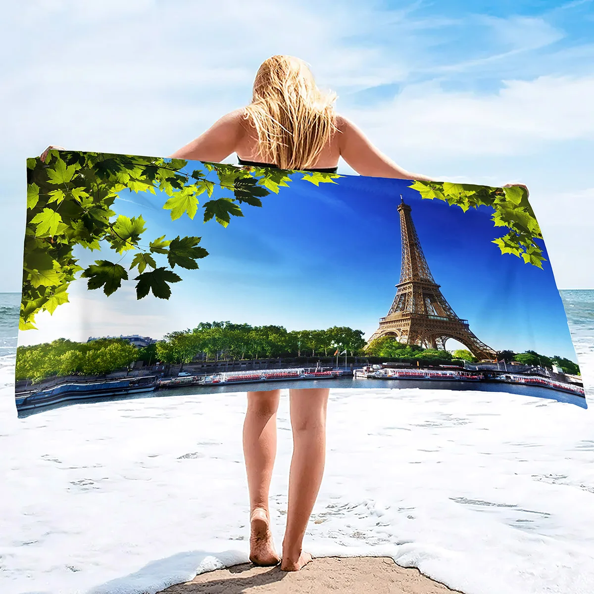 Eiffel Tower Beach Towel Microfiber Soft Beach Towel Highly Absorbent,Quick Dry Bath Towel,Oversized Large Sand Free Beach Towel
Eiffel Tower Beach Towel Microfiber Soft Beach Towel Highly Absorbent,Quick Dry Bath Towel,Oversized Large Sand Free Beach Towel