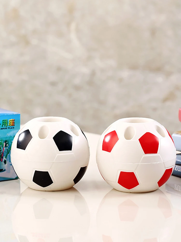 Принадлежности для ручек и карандашей в форме футбольного мяча держатель для зубных щеток настольная стойка для украшения стола для дома с... 
Принадлежности для ручек и карандашей в форме футбольного мяча держатель для зубных щеток настольная стойка для украшения стола для дома с...