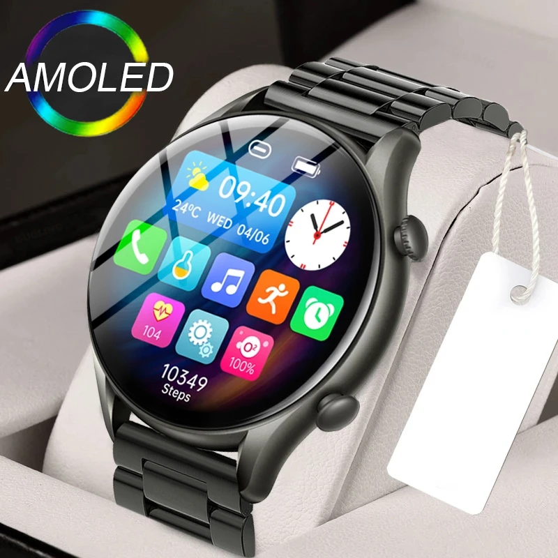 Bluetooth Call Smart Watch Men AMOLED 360*360 Screen Custom Dial Waterproof Smartwatch Women For Xiaomi Huawei
Bluetooth Call Smart Watch Men AMOLED 360*360 Screen Custom Dial Waterproof Smartwatch Women For Xiaomi Huawei