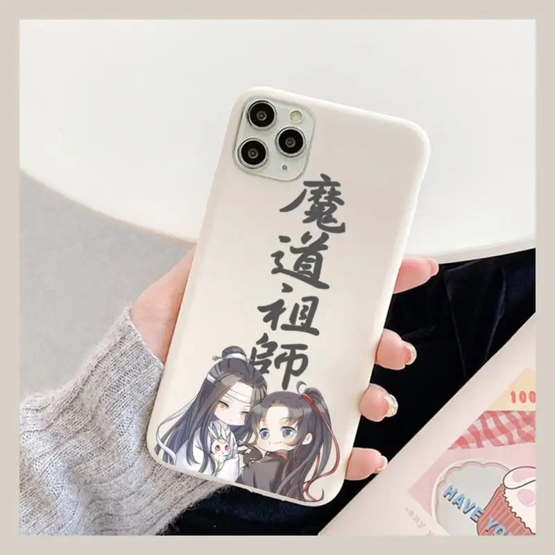 Anime Grandmaster Mo Dao Zu Shi MDZS Phone Case for iPhone 11 12 13 Mini Pro Xs Max 8 7 6 6S Plus X XR Solid Candy Color Case
Anime Grandmaster Mo Dao Zu Shi MDZS Phone Case for iPhone 11 12 13 Mini Pro Xs Max 8 7 6 6S Plus X XR Solid Candy Color Case