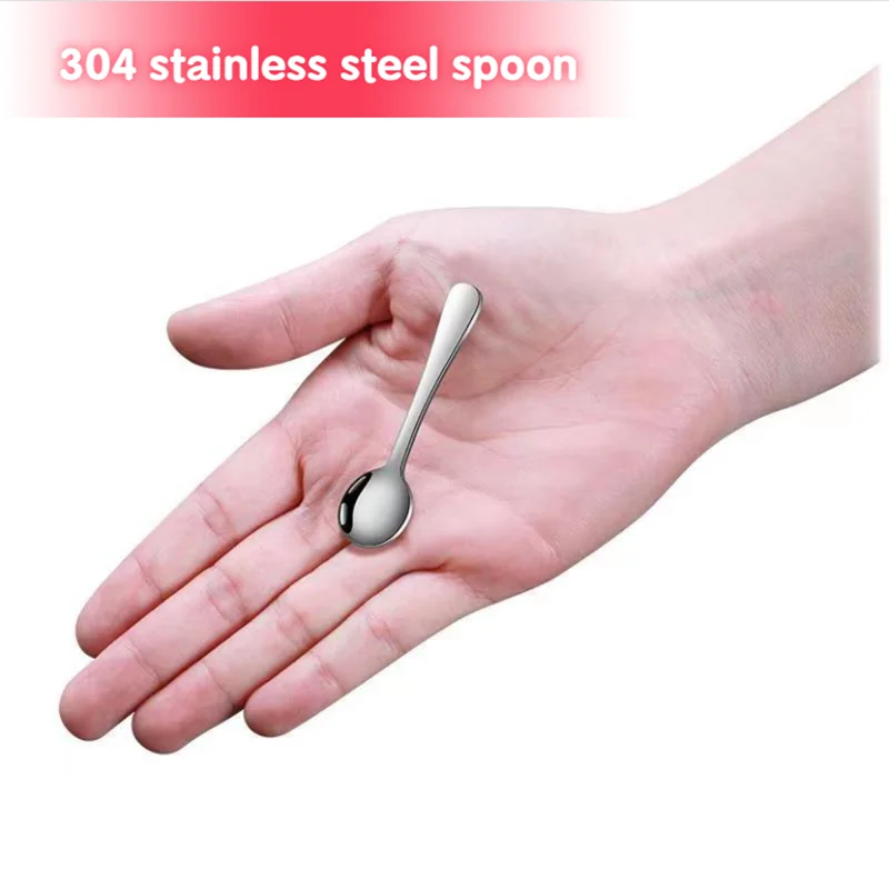 Кофейная ложка из нержавеющей стали 304, ложка для приправ, ложка для соли, креативная маленькая круглая ложка, ложка для перемешивания, десер...
Кофейная ложка из нержавеющей стали 304, ложка для приправ, ложка для соли, креативная маленькая круглая ложка, ложка для перемешивания, десер...