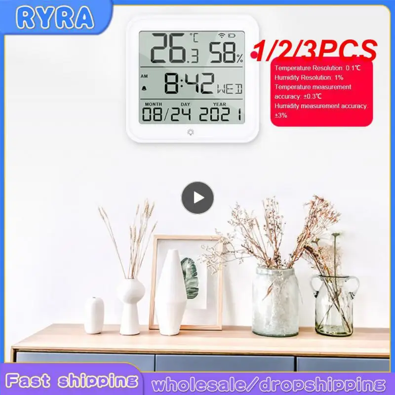 1/2/3PCS ITH-20 Digital Electronic Thermometer Hygrometer Multiple Uses for Temperature Humidity Meter Alarm Weather Air Quality
1/2/3PCS ITH-20 Digital Electronic Thermometer Hygrometer Multiple Uses for Temperature Humidity Meter Alarm Weather Air Quality