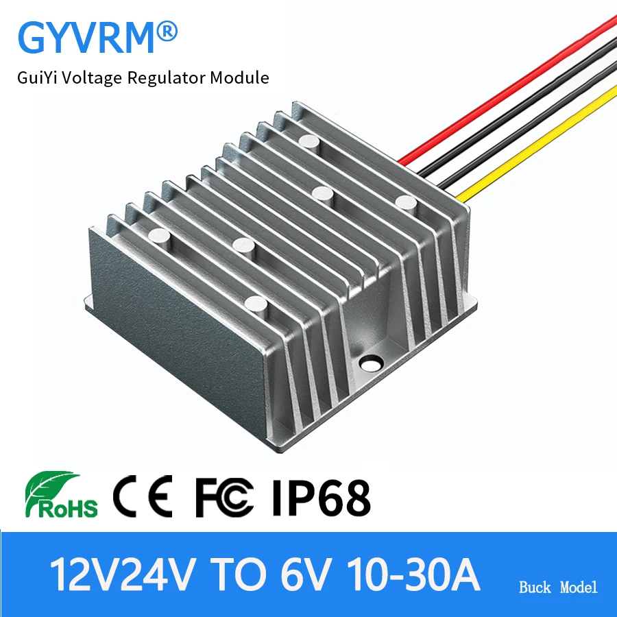 DC/DC Converter 12V 24V Step Down To 6V 10A 15A 20A 25A 30A 180W Max 30A Power Supply Waterproof M13 Dropship
DC/DC Converter 12V 24V Step Down To 6V 10A 15A 20A 25A 30A 180W Max 30A Power Supply Waterproof M13 Dropship