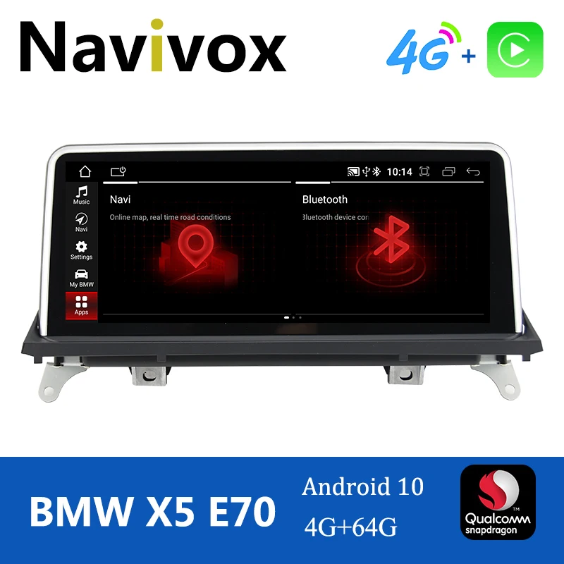 Navivox 2 Din Android 10 беспроводной Carplay Радио Видео плеер для BMW X1 E84 2009-2015 CIC 4G LTE GPS навигация Bluetooth Wifi
Navivox 2 Din Android 10 беспроводной Carplay Радио Видео плеер для BMW X1 E84 2009-2015 CIC 4G LTE GPS навигация Bluetooth Wifi