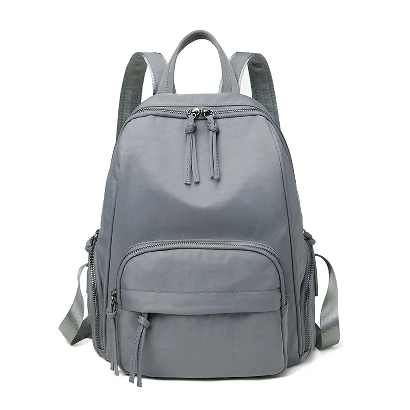 Women Nylon Backpack Soild Color Waterproof School Bags for Teenagers Girls Patchwork Backpack Female Rucksack
Women Nylon Backpack Soild Color Waterproof School Bags for Teenagers Girls Patchwork Backpack Female Rucksack