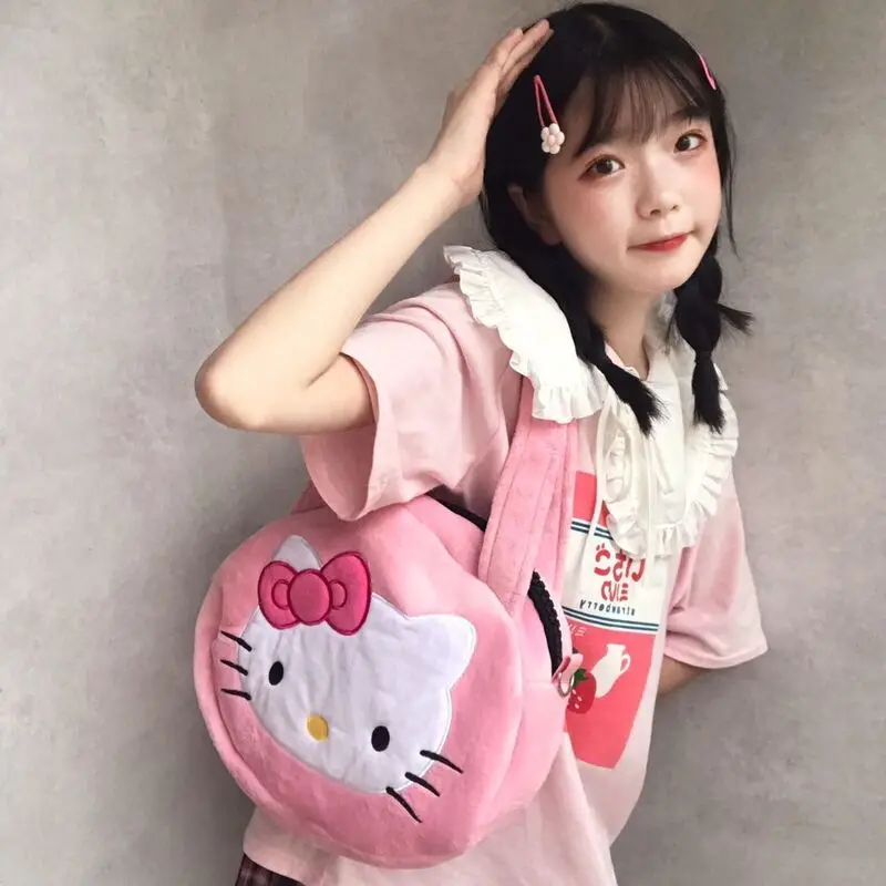 Kawaii Sanrioed Plush Handbag Cartoon Girl Heart Pink Large Capacity Multi Functional One Shoulder Crossbody Bag Gift for Girls
Kawaii Sanrioed Plush Handbag Cartoon Girl Heart Pink Large Capacity Multi Functional One Shoulder Crossbody Bag Gift for Girls