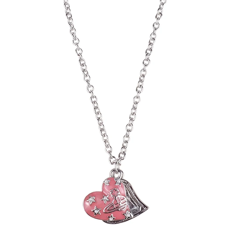 Popular Vivienne West Queen Trend Flower Personality Love Saturn Necklace For Fashion Women Jewelry Punk Style Pendant Chain
Popular Vivienne West Queen Trend Flower Personality Love Saturn Necklace For Fashion Women Jewelry Punk Style Pendant Chain