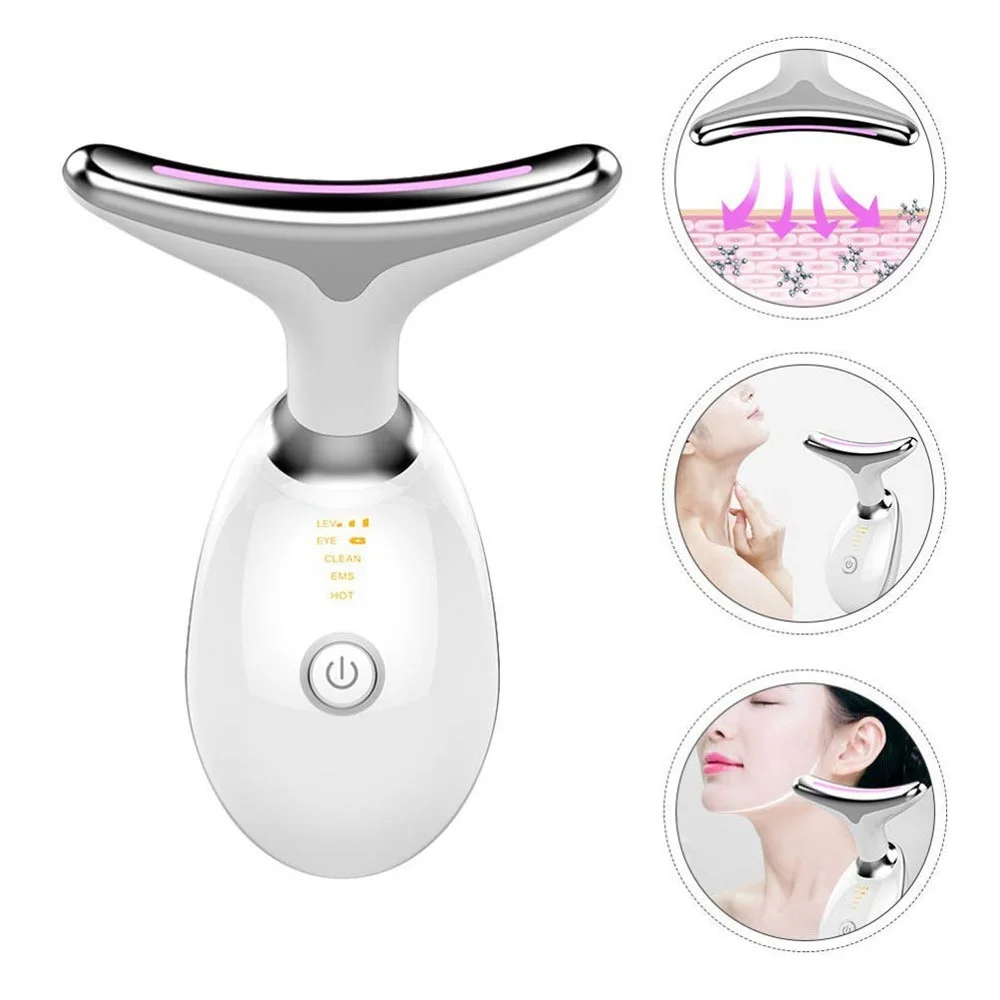 Neck Face Beauty Device 3 Colors LED Photon Therapy Skin Tighten Reduce Double Chin Anti Wrinkle Remove Skin Care Tools
Neck Face Beauty Device 3 Colors LED Photon Therapy Skin Tighten Reduce Double Chin Anti Wrinkle Remove Skin Care Tools