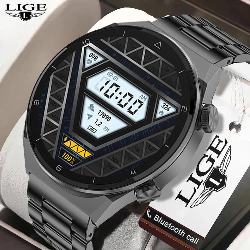 LIGE Custom Face Watch For Men New NFC Smart Watch Wireless Charging Smartwatch 2022 Bluetooth Calls Clock Fitness Bracelet New
LIGE Custom Face Watch For Men New NFC Smart Watch Wireless Charging Smartwatch 2022 Bluetooth Calls Clock Fitness Bracelet New