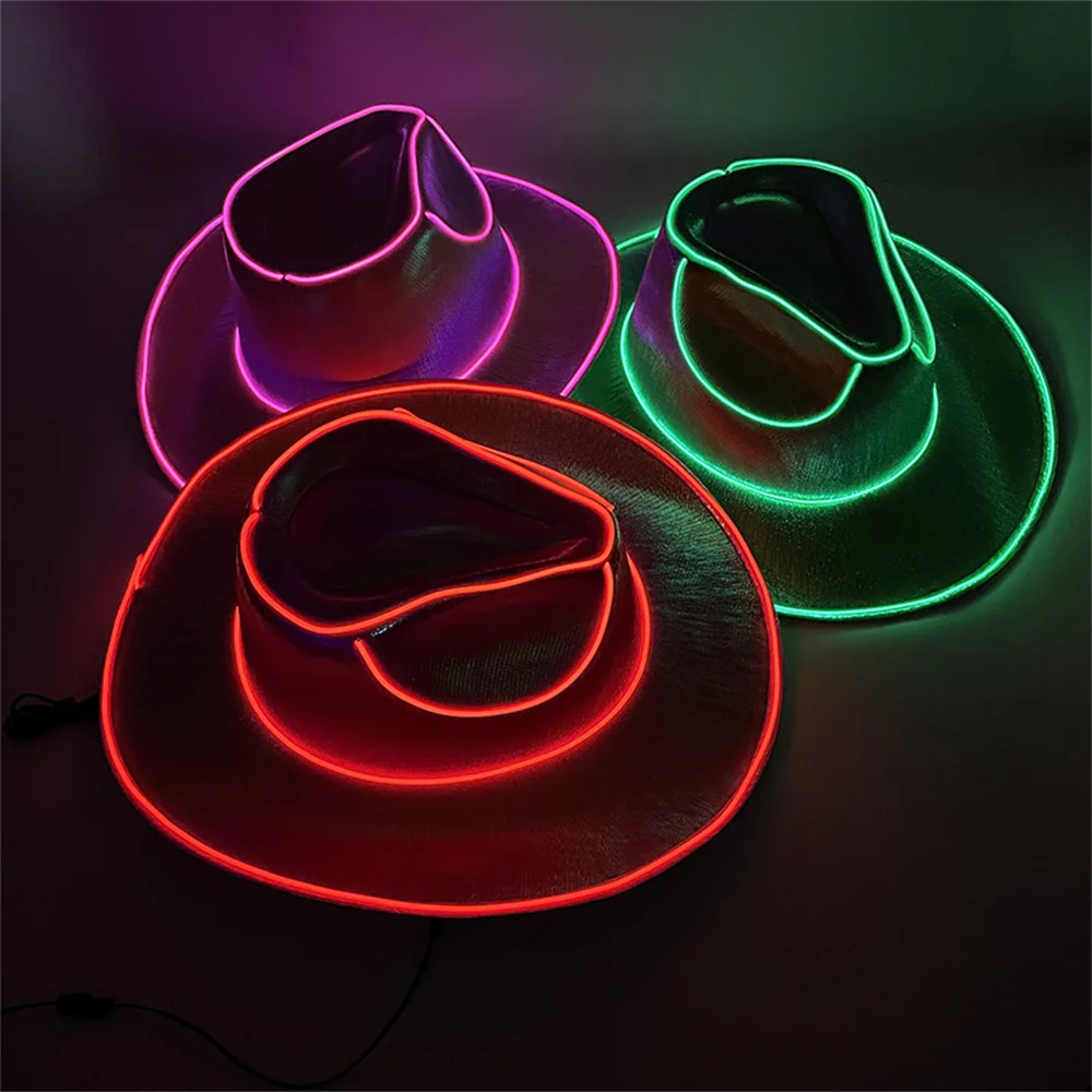 Pearlescent Cowboy Hat Dance Party Decorate Glowing Cowgirl Cap Glowing Western Led Cowgirl Hat For Neon Nightclub Party
Pearlescent Cowboy Hat Dance Party Decorate Glowing Cowgirl Cap Glowing Western Led Cowgirl Hat For Neon Nightclub Party
