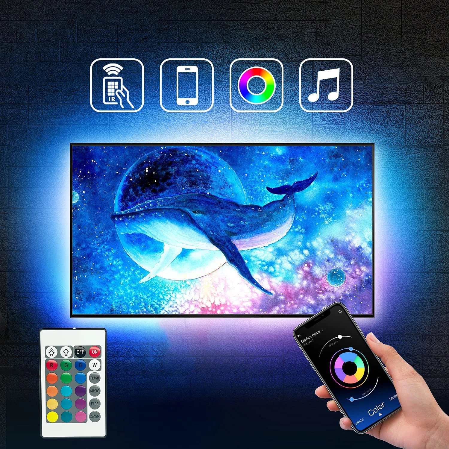 Светодиодная лента RGB SMD USB RGB 5 в 5050 2835 без водонепроницаемости для телевизора, компьютерного стола, счетчика, украшение для фона 
Светодиодная лента RGB SMD USB RGB 5 в 5050 2835 без водонепроницаемости для телевизора, компьютерного стола, счетчика, украшение для фона