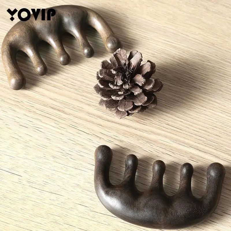 1 Pcs Meridian Massage Comb Five-Tooth Handleless Wooden Point Acupuncture Wide-Tooth Sandalwood Combs Head Massage Tools
1 Pcs Meridian Massage Comb Five-Tooth Handleless Wooden Point Acupuncture Wide-Tooth Sandalwood Combs Head Massage Tools