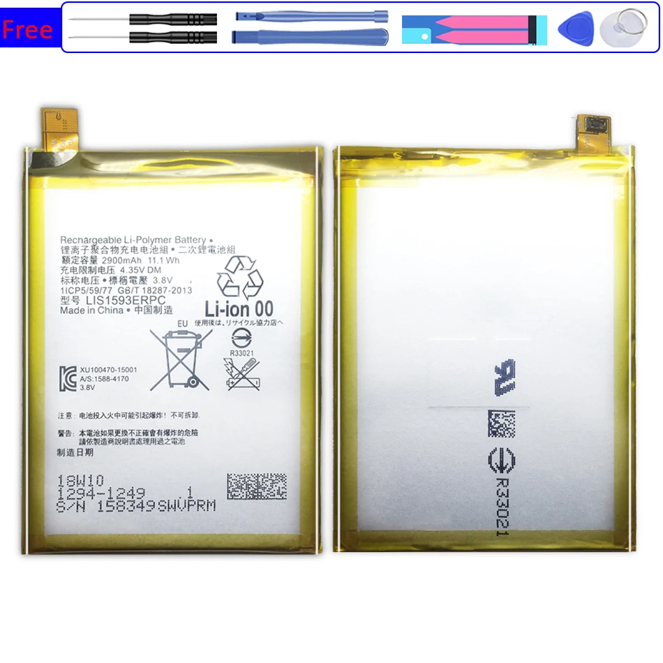 Сменный аккумулятор для Sony Xperia Z5 E6603 E6653 E6633 E6683 E6883 аккумулятор LIS1593ERPC 2900 мАч с Трек-кодом
Сменный аккумулятор для Sony Xperia Z5 E6603 E6653 E6633 E6683 E6883 аккумулятор LIS1593ERPC 2900 мАч с Трек-кодом