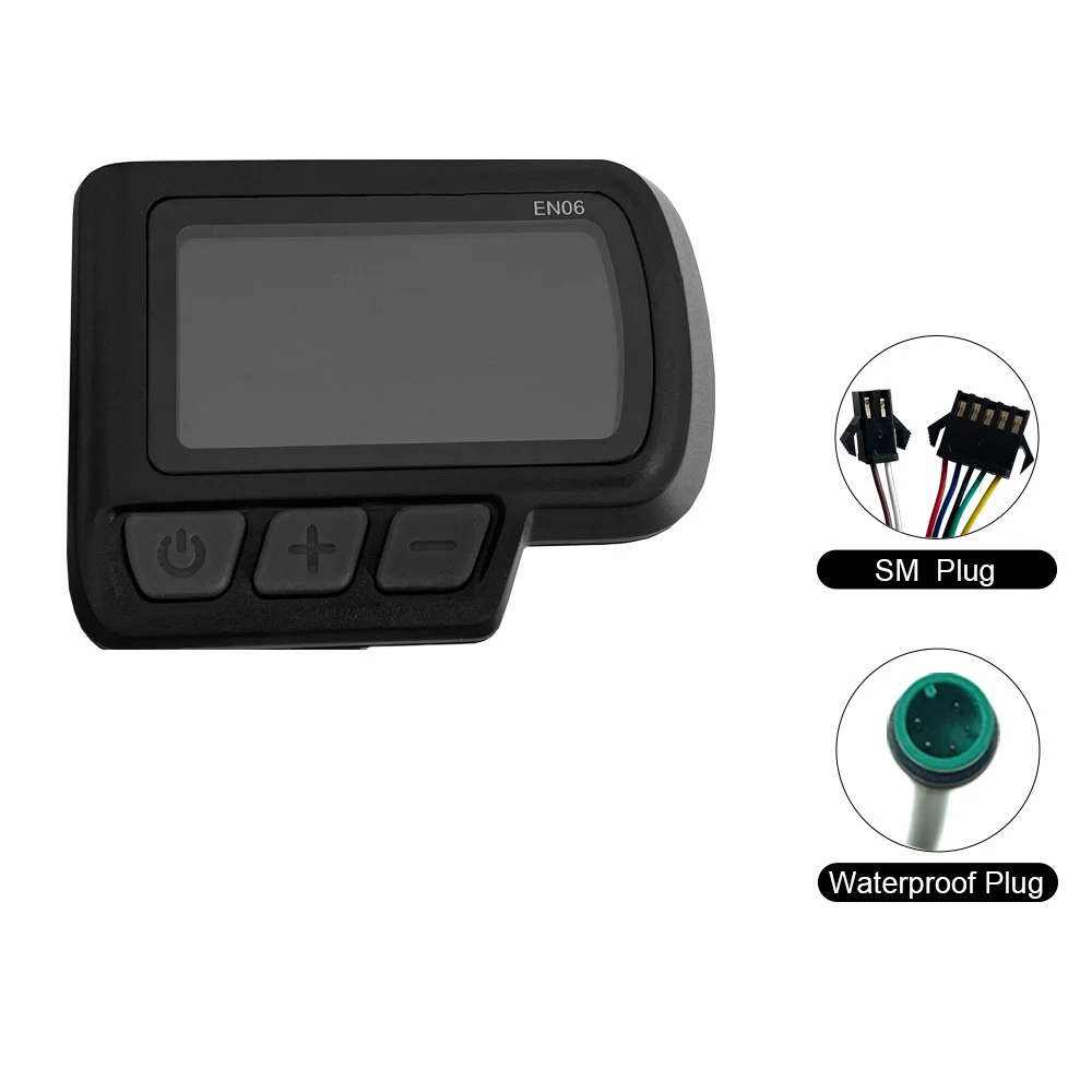 Electric Bicycle EN06 LCD Display 24V- 48V Bike Speed Meter with Waterproof Connector for Electric Bike Mountain Bike Scooter
Electric Bicycle EN06 LCD Display 24V- 48V Bike Speed Meter with Waterproof Connector for Electric Bike Mountain Bike Scooter