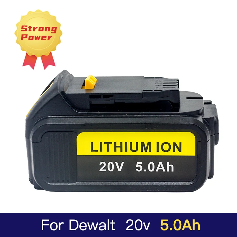 Leelinci 20V 5.0Ah Lithium Battery For DEWALT DCB180 DCB181 DCB182 DCB201 DCB201-2 DCB200 DCB200-2 DCB204-2 Rechargeable Battery
Leelinci 20V 5.0Ah Lithium Battery For DEWALT DCB180 DCB181 DCB182 DCB201 DCB201-2 DCB200 DCB200-2 DCB204-2 Rechargeable Battery