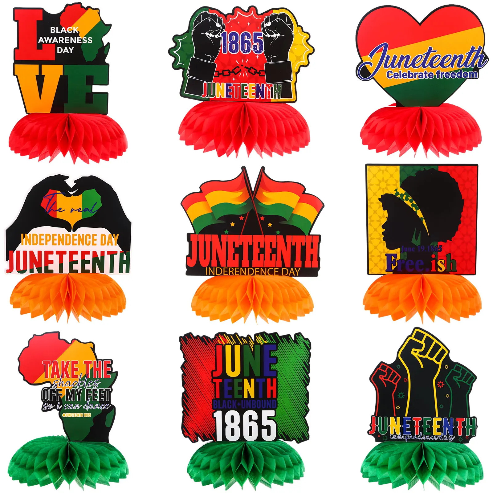 9 Pcs Happy Juneteenth Day s Table Party Decoration Africa Americans Independence 1865 Freedom
9 Pcs Happy Juneteenth Day s Table Party Decoration Africa Americans Independence 1865 Freedom