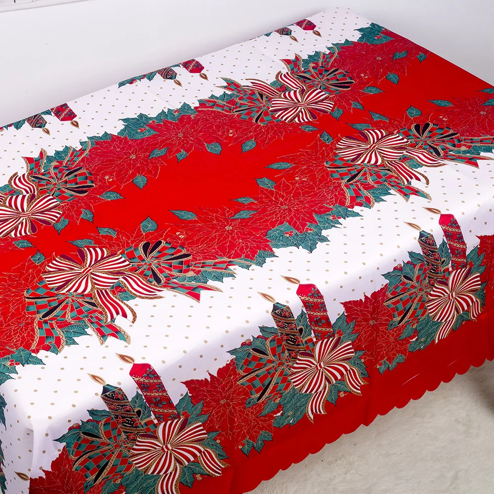 Home Tablecloth Thanksgiving Holiday Polyester Seasonal Xmas Anti-fouling Christmas Decoration Creative Durable
Home Tablecloth Thanksgiving Holiday Polyester Seasonal Xmas Anti-fouling Christmas Decoration Creative Durable