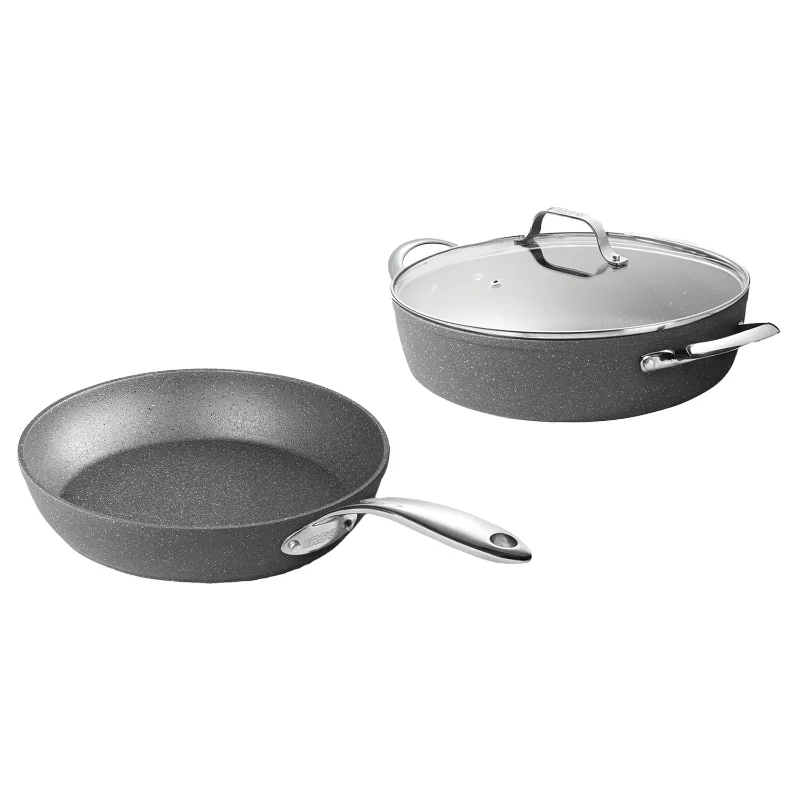 THE ROCK by Starfrit 060711-001-0000 3-Piece Cookware Setcookware pots and pans set
THE ROCK by Starfrit 060711-001-0000 3-Piece Cookware Setcookware pots and pans set