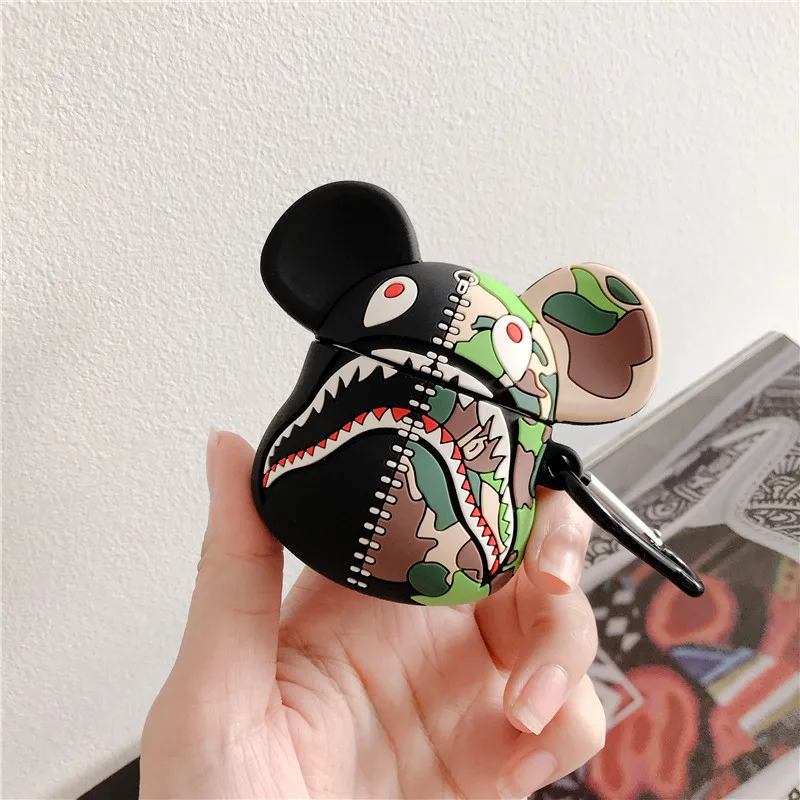 Cute Fashion Cartoon Shark Soft Silicone Earphone Cover Case For Airpods Pro/Airpods 1/2/Airpods 3 Case 2021
Cute Fashion Cartoon Shark Soft Silicone Earphone Cover Case For Airpods Pro/Airpods 1/2/Airpods 3 Case 2021