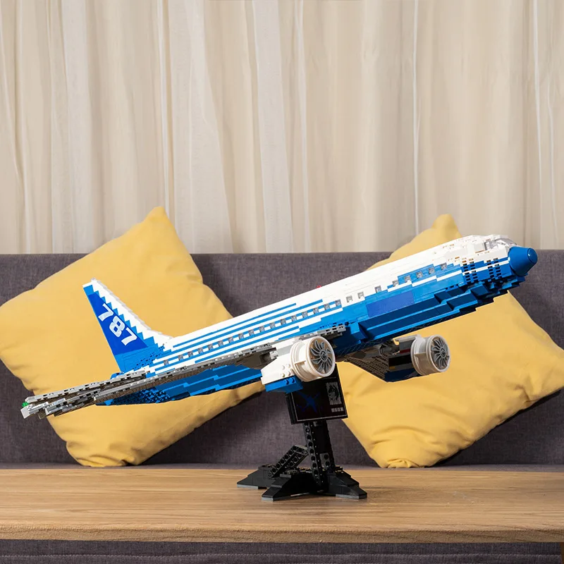 1353PCS City Aviation Boeing 787 Dreamliner Passenger Plane Building Blocks Airplane Model Bricks Toys For Kids Birthday Gift
1353PCS City Aviation Boeing 787 Dreamliner Passenger Plane Building Blocks Airplane Model Bricks Toys For Kids Birthday Gift