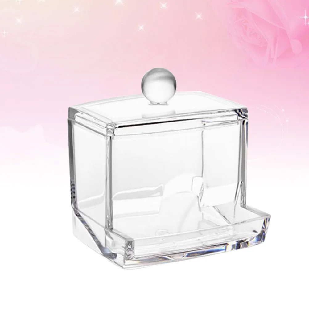 Clear Makeup Case Acrylic Cotton Swabs Storage Holder Box Cotton Pad Acrylic Swabs Storage Box Bathroom Glass Holder
Clear Makeup Case Acrylic Cotton Swabs Storage Holder Box Cotton Pad Acrylic Swabs Storage Box Bathroom Glass Holder