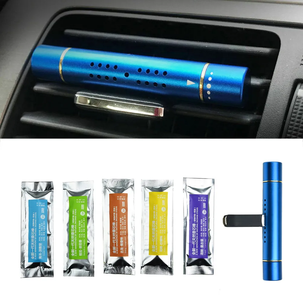 Air Vent Perfume Diffuser Aluminum Blue Clip Fragrance Freshener Non-toxic Purify Sticks Practical Accessories
Air Vent Perfume Diffuser Aluminum Blue Clip Fragrance Freshener Non-toxic Purify Sticks Practical Accessories