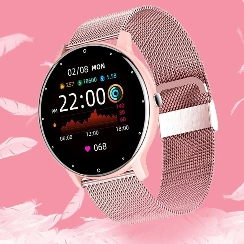 New Smart Watch Women Fitness Tracking Heart Rate Blood Pressure Full Touch Screen Waterproof Watch Sport Ladies Smartwatch Sale
New Smart Watch Women Fitness Tracking Heart Rate Blood Pressure Full Touch Screen Waterproof Watch Sport Ladies Smartwatch Sale