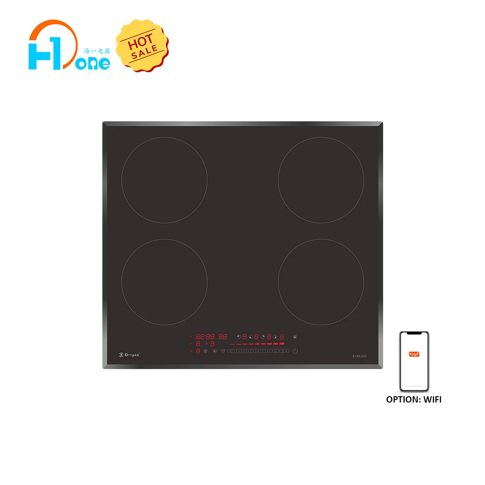 Half Bridge Four Burners Built in Induction Cooker Hob ih Cooktop with App Control
Half Bridge Four Burners Built in Induction Cooker Hob ih Cooktop with App Control