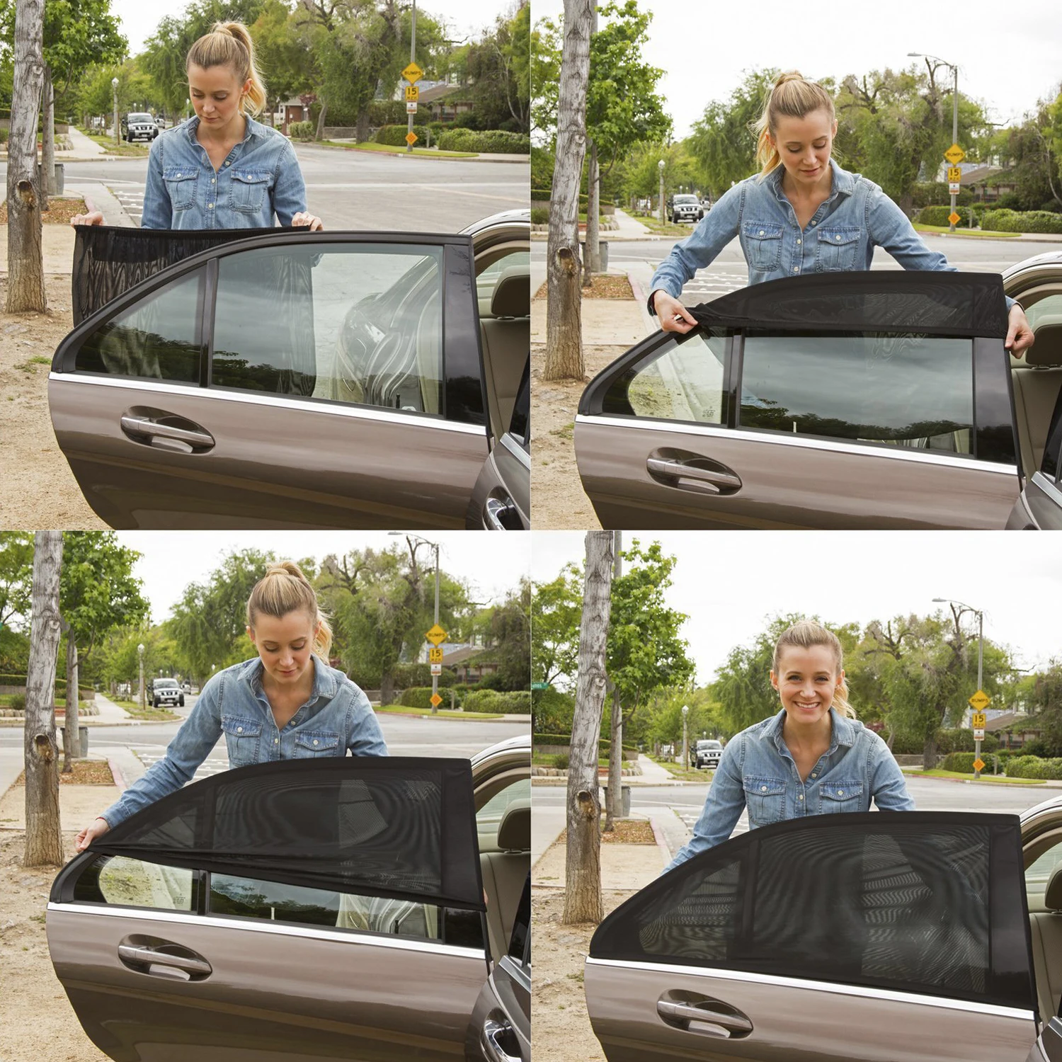 1/2/4 Pcs Summer UV Protection Car Front Rear Side Window Sun Shade Anti-mosquito Car Sunshade Net Mesh Curtain For Sedan SUV
1/2/4 Pcs Summer UV Protection Car Front Rear Side Window Sun Shade Anti-mosquito Car Sunshade Net Mesh Curtain For Sedan SUV