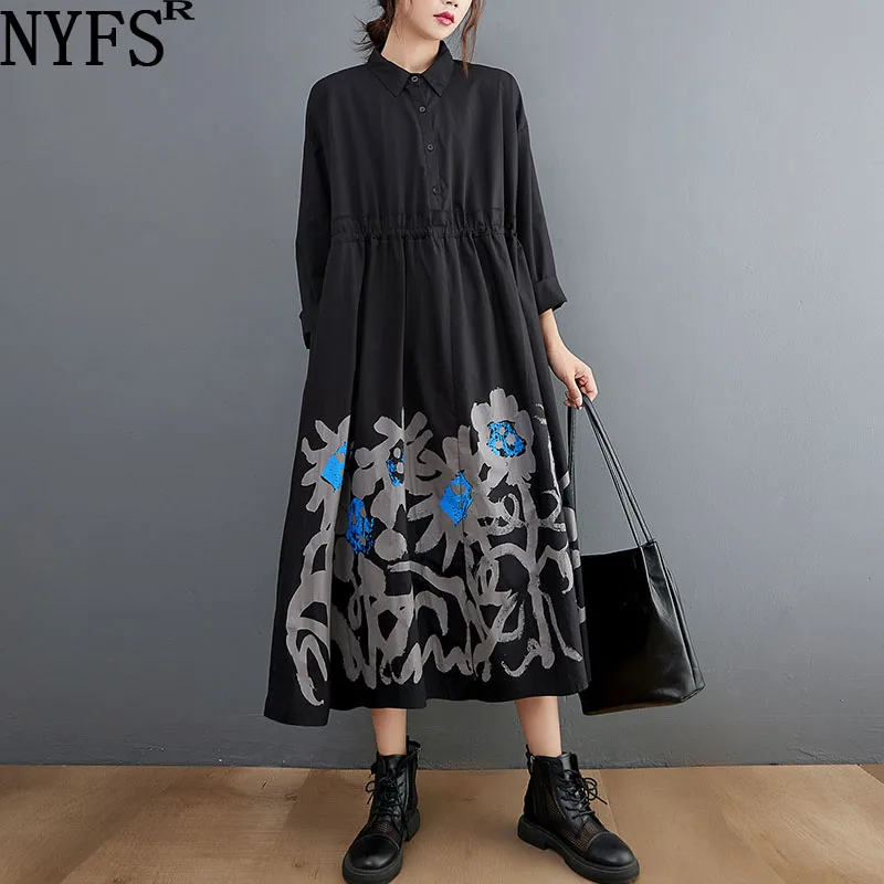 Женское офисное платье с принтом, элегантное платье-рубашка, весна-осень 2023
Женское офисное платье с принтом, элегантное платье-рубашка, весна-осень 2023
