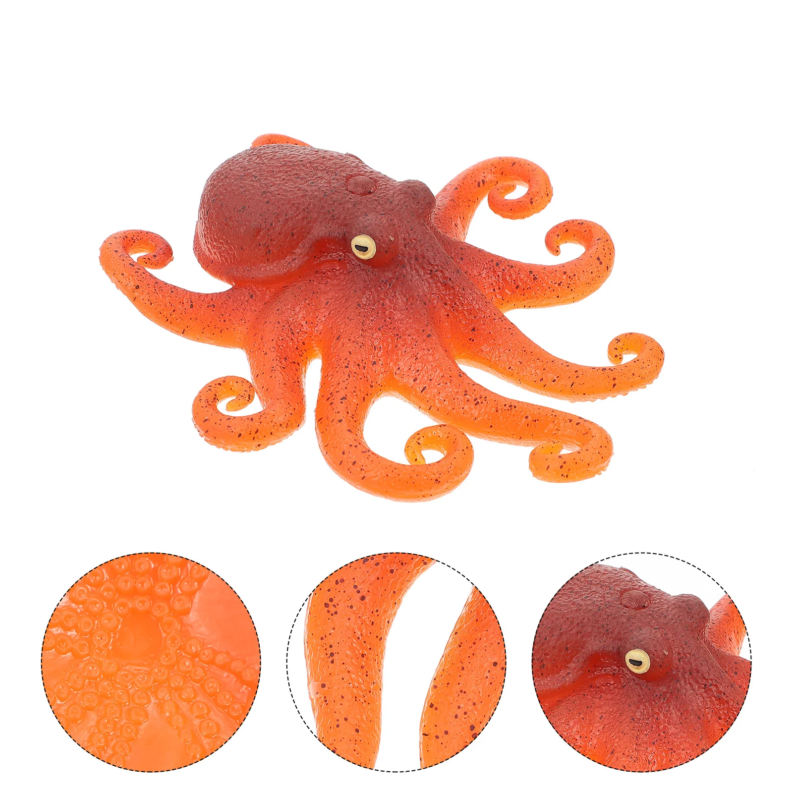 

Octopus Toy Sea Animal Toys Model Animals Figurine Rubber Life Creature Sensory Figures Ocean Figure Figurines Underwater Fidget