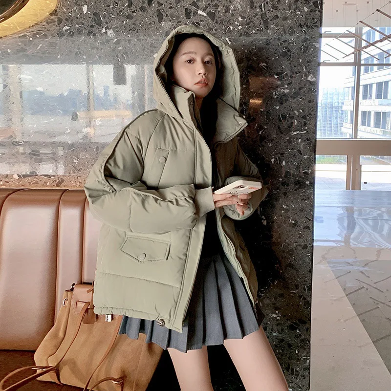 Winter Down Padded Jacket Women's Padded Casual Fashion Korean Version Oversized Thickened Bread Coat Warm Women's Jacket
Winter Down Padded Jacket Women's Padded Casual Fashion Korean Version Oversized Thickened Bread Coat Warm Women's Jacket