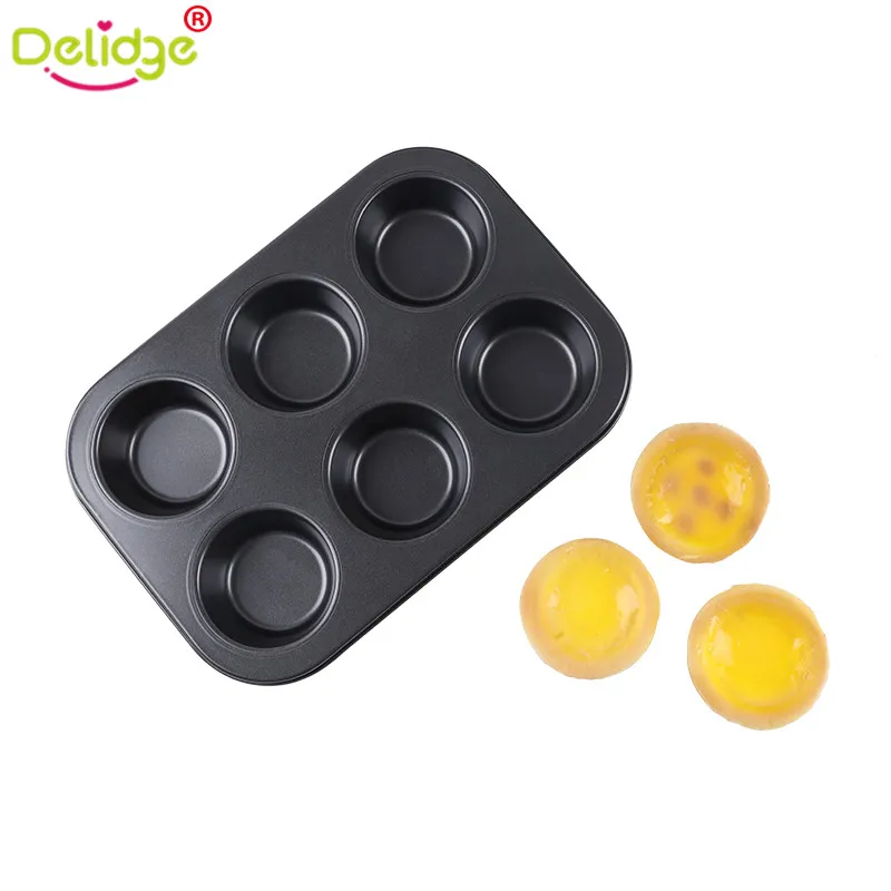 1pc 6 Hole Egg Tart Mold Metal Non-Stick Cupcake Maker Molds Oven Pudding Cake Baking Pan
1pc 6 Hole Egg Tart Mold Metal Non-Stick Cupcake Maker Molds Oven Pudding Cake Baking Pan