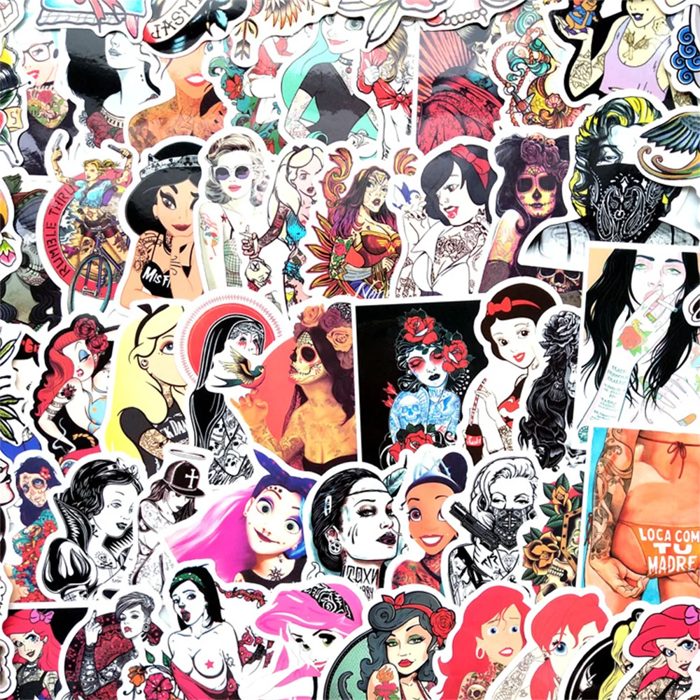 10/30/50PCS Cartoon Tattoo Beauty Retro Sticker Graffiti DIY Scrapbook Suitcase Luggage Ipad Waterproof Decal Sticker Wholesale
10/30/50PCS Cartoon Tattoo Beauty Retro Sticker Graffiti DIY Scrapbook Suitcase Luggage Ipad Waterproof Decal Sticker Wholesale
