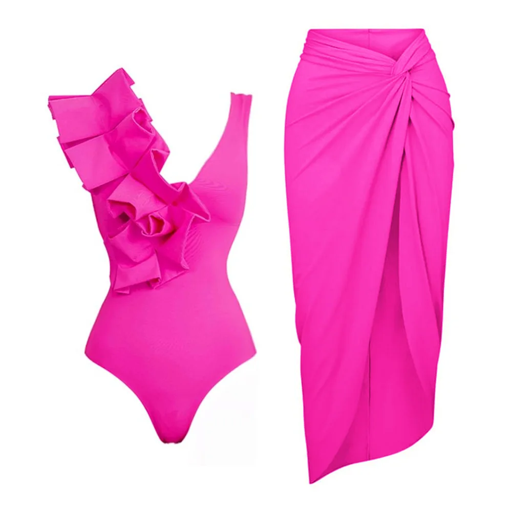 Women 3D Flower 2023 Bikini Floral Ruffled Bikini Set High Waist Two Piece Swimsuit Beach Skirt Bathing Suit Swimwear Biquinis
Women 3D Flower 2023 Bikini Floral Ruffled Bikini Set High Waist Two Piece Swimsuit Beach Skirt Bathing Suit Swimwear Biquinis
