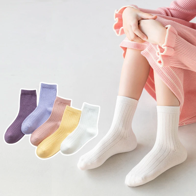 5Pairs/Lot 1-12Y Baby Kids Socks Boys Four Season Sock Solid Color Soft Breathable Cotton Children Socks for Girls School Socka
5Pairs/Lot 1-12Y Baby Kids Socks Boys Four Season Sock Solid Color Soft Breathable Cotton Children Socks for Girls School Socka