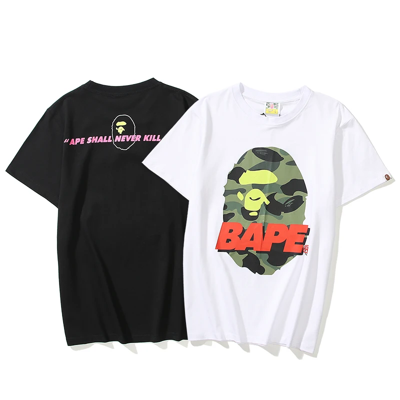 Модная хлопковая футболка BAPE с коротким рукавом, коллекция 2022 года, японская брендовая высококачественная повседневная футболка с коротки...
Модная хлопковая футболка BAPE с коротким рукавом, коллекция 2022 года, японская брендовая высококачественная повседневная футболка с коротки...