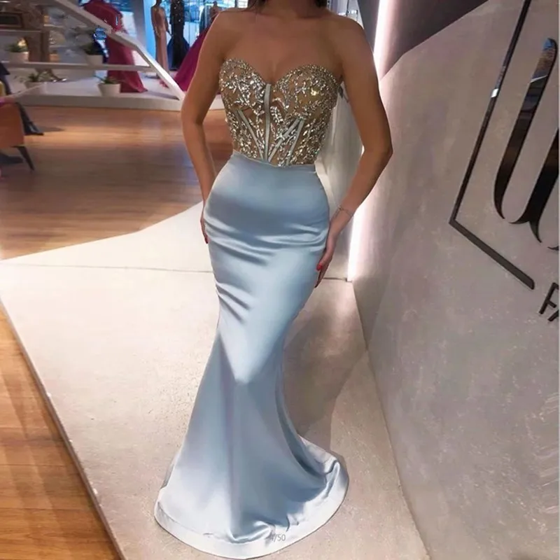 GUXQD Sexy Mermaid Evening Dresses 2022 Sweetheart Sparkly Crystals Prom Gown Party Dress Abendkleider Dubai Vestidos De Fiesta
GUXQD Sexy Mermaid Evening Dresses 2022 Sweetheart Sparkly Crystals Prom Gown Party Dress Abendkleider Dubai Vestidos De Fiesta