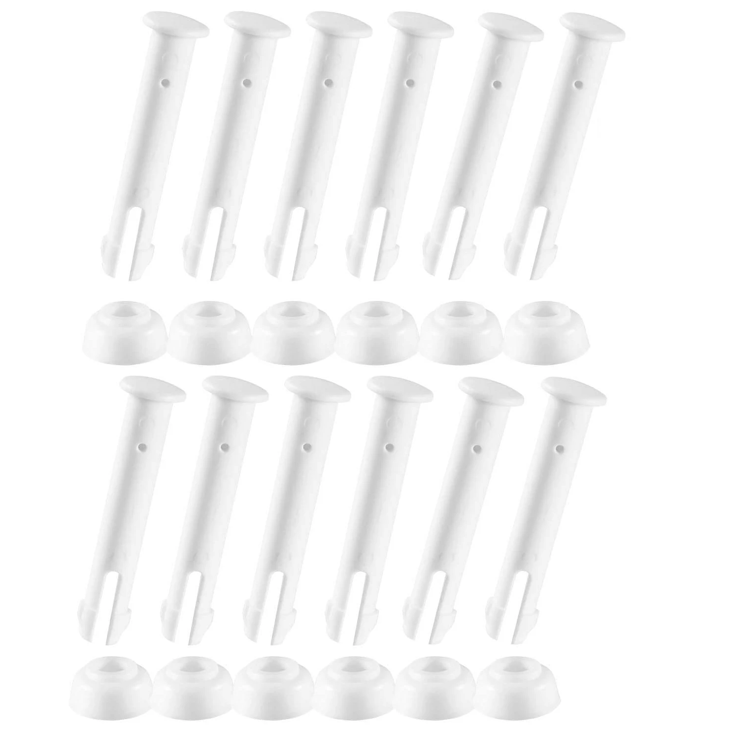 12 Pcs Plastic Pool Joint Pins & 12 Pcs Rubber Seals for Above Ground Round Pool Parts 28270-28273(2.36In)
12 Pcs Plastic Pool Joint Pins & 12 Pcs Rubber Seals for Above Ground Round Pool Parts 28270-28273(2.36In)