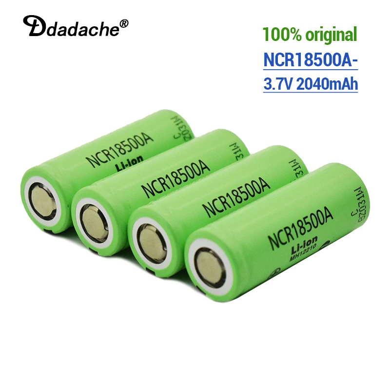 newest Original 3.7V 18500 2040mah Lithium ion Battery For NCR18500A 3.6V Battery for Toy Torch Flashlight ect
newest Original 3.7V 18500 2040mah Lithium ion Battery For NCR18500A 3.6V Battery for Toy Torch Flashlight ect