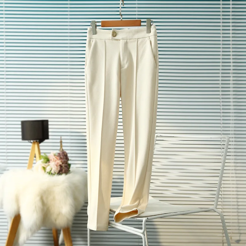 Women's Trousers 2022 Fall Winter Fashion Simple Solid Colour High Waist Office Ladies Pants Ankle Length 26-29
Women's Trousers 2022 Fall Winter Fashion Simple Solid Colour High Waist Office Ladies Pants Ankle Length 26-29