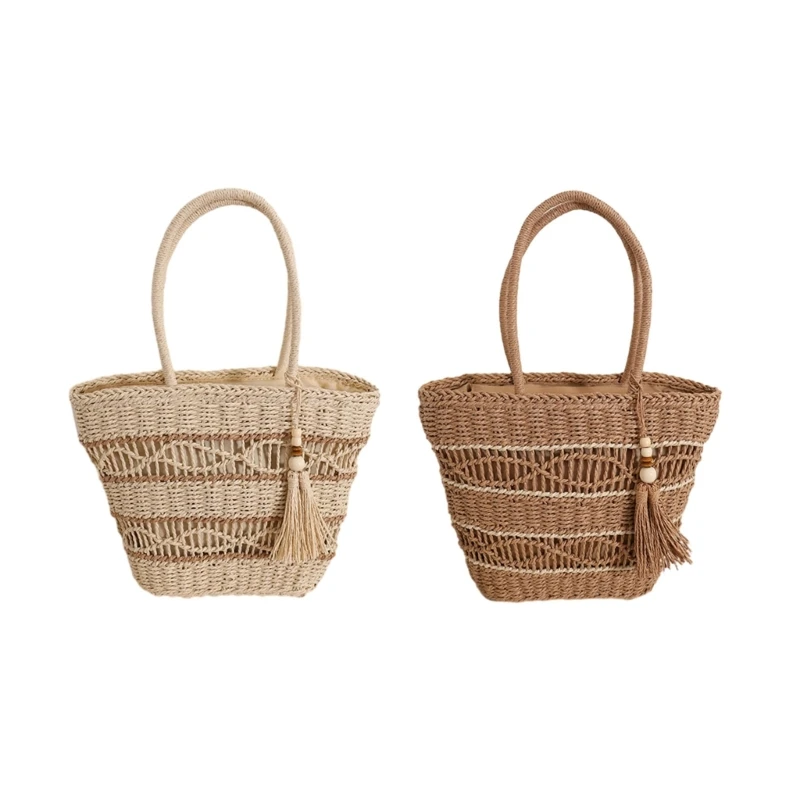 Straw Woven Shoulder Bag Lady Purse Hollow Out Handbag for Women Girl Travel Bag
Straw Woven Shoulder Bag Lady Purse Hollow Out Handbag for Women Girl Travel Bag