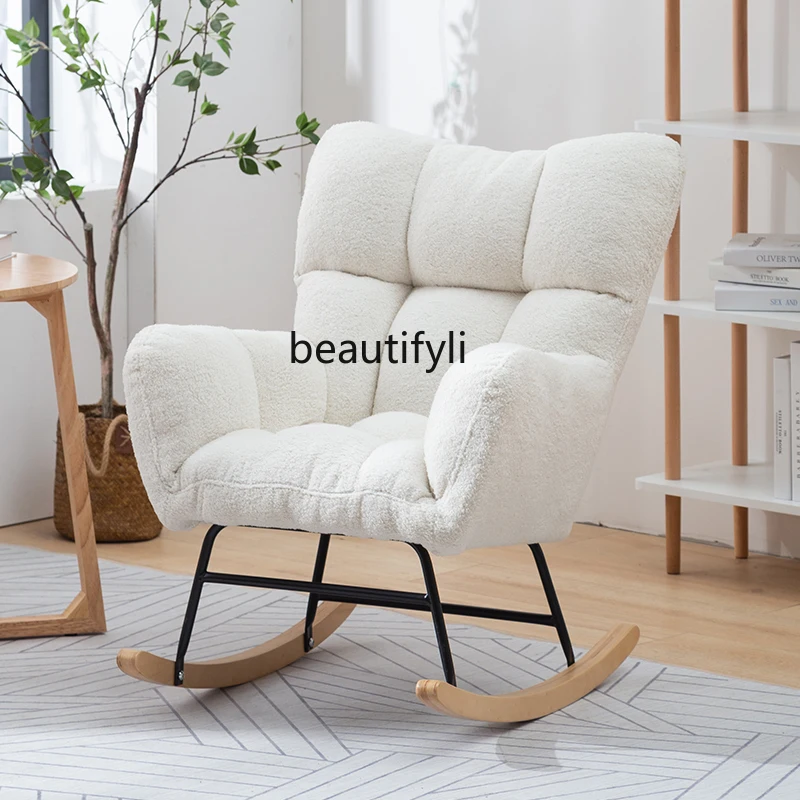 Кресло-качалка zqNordic для дома, гостиной, спальни, одноместное кресло-качалка из овечьей шерсти для балкона, отдыха, спальни, кресло-качалка дл... 
Кресло-качалка zqNordic для дома, гостиной, спальни, одноместное кресло-качалка из овечьей шерсти для балкона, отдыха, спальни, кресло-качалка дл...