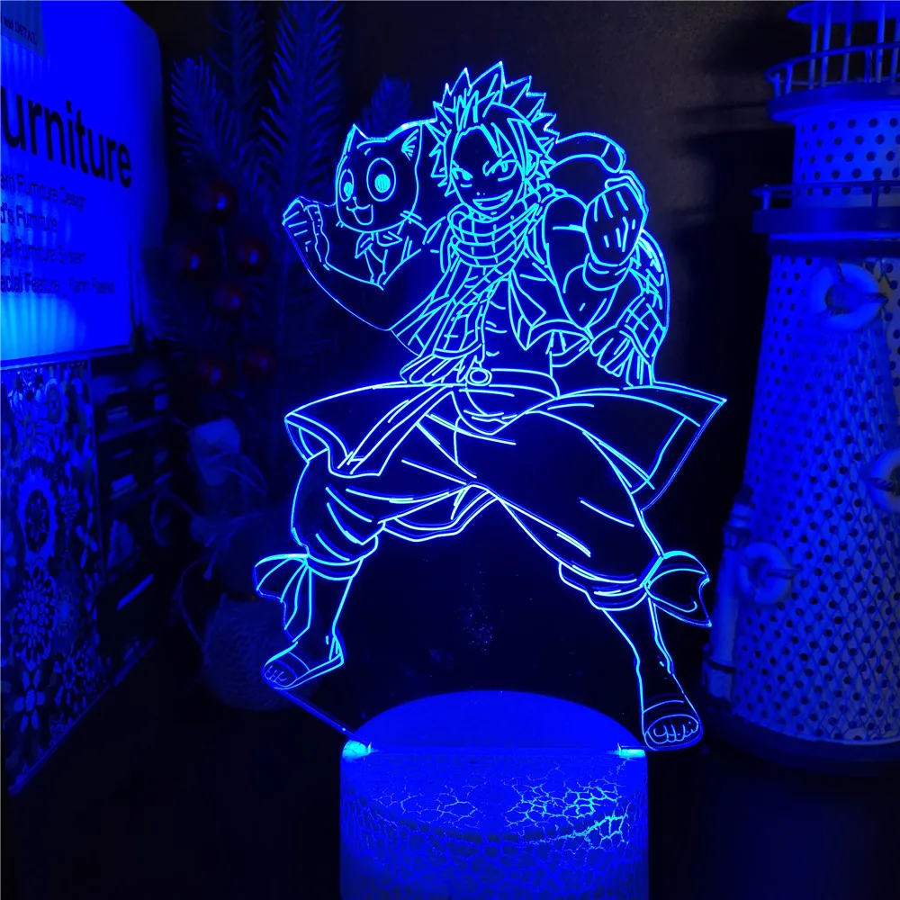 Fairy Tail Etherious Natsu Dragneel 3d Lamp Anime Figure Nightlight Colorful Led Night Light Bedroom Decor Table Lamp Manga Gift
Fairy Tail Etherious Natsu Dragneel 3d Lamp Anime Figure Nightlight Colorful Led Night Light Bedroom Decor Table Lamp Manga Gift