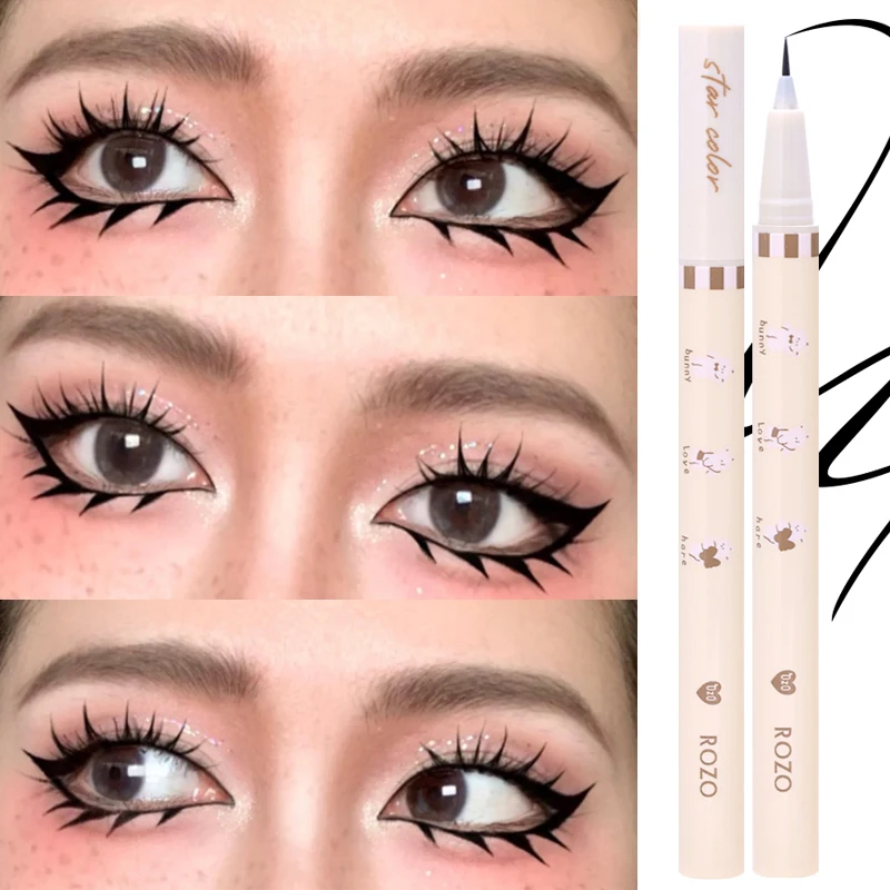 Waterproof Ultra-fine Head Liquid Eyeliner Pen Long Lasting Quick Drying Matte Black Eyelash Lying Silkworm Eye Makeup Cosmetics
Waterproof Ultra-fine Head Liquid Eyeliner Pen Long Lasting Quick Drying Matte Black Eyelash Lying Silkworm Eye Makeup Cosmetics