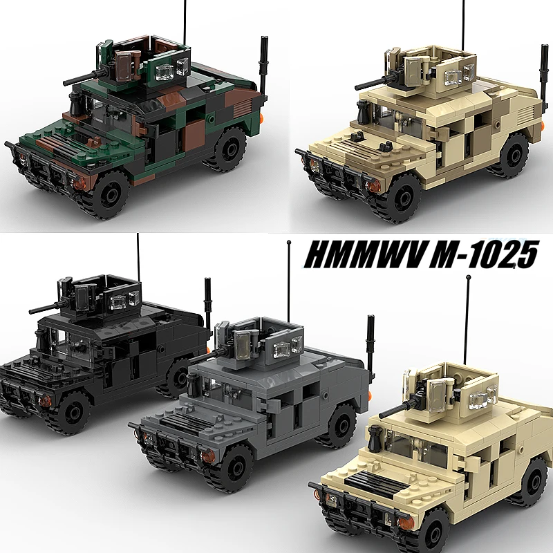 MOC WW2 Military Vehicle Hummered Cars Model Set US Army Building Blocks Figure Weapon Bricks Accessories Creator Part Kits Toys
MOC WW2 Military Vehicle Hummered Cars Model Set US Army Building Blocks Figure Weapon Bricks Accessories Creator Part Kits Toys
