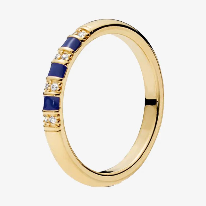 925 Sterling Silver Pan Ring Dark Blue Enamel Stripe Ring For Women Wedding Party Gift Fashion Jewelry
925 Sterling Silver Pan Ring Dark Blue Enamel Stripe Ring For Women Wedding Party Gift Fashion Jewelry