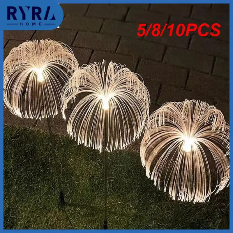 5/8/10PCS Solar Garden Lights Led 7 Colors/warm Lights Garden Buildings Lighting Decorative Fiber Optic Jellyfish
5/8/10PCS Solar Garden Lights Led 7 Colors/warm Lights Garden Buildings Lighting Decorative Fiber Optic Jellyfish